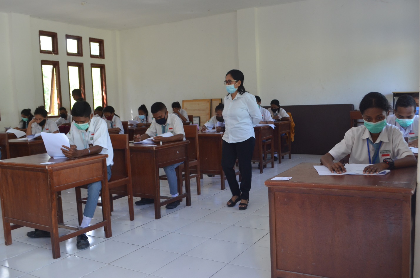 Foto - 84 Siswa/I SMAK St. Petrus Ikut UAS, Ini Harapan Krensentia