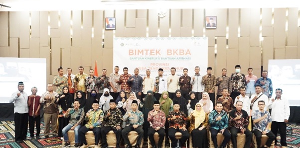 Foto - 7,7 M digelontorkan Kemenag RI  untuk 54 Madrasah Swasta Peserta Bimtek BKBA Tingkat Provinsi NTT