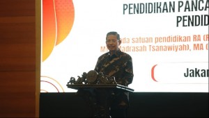 Foto : Kemenag Tegaskan Sinkronisasi Kurikulum Pancasila dan Luncurkan Kurikulum Berbasis Cinta