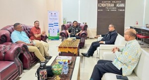Foto : Kakanwil Kemenag NTT Terima Kunjungan Komisi HAK KWI, Perkuat Dialog Lintas Iman dan Ekoteologi